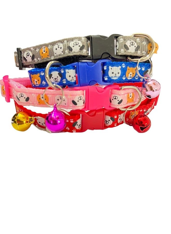 Pet Guard Nylon Safety Pets Collar with Bells for Puppy and Cats (Color May Vary) (1 PCS) - Image 4